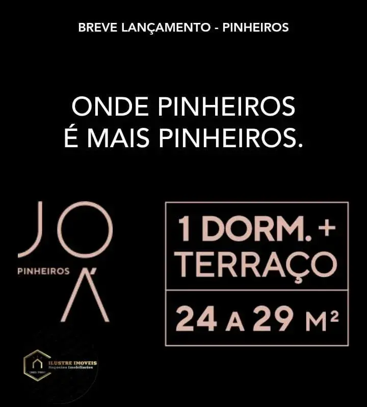 Apartamento à venda com 1 quarto, 24m² - Pinheiros,São Paulo