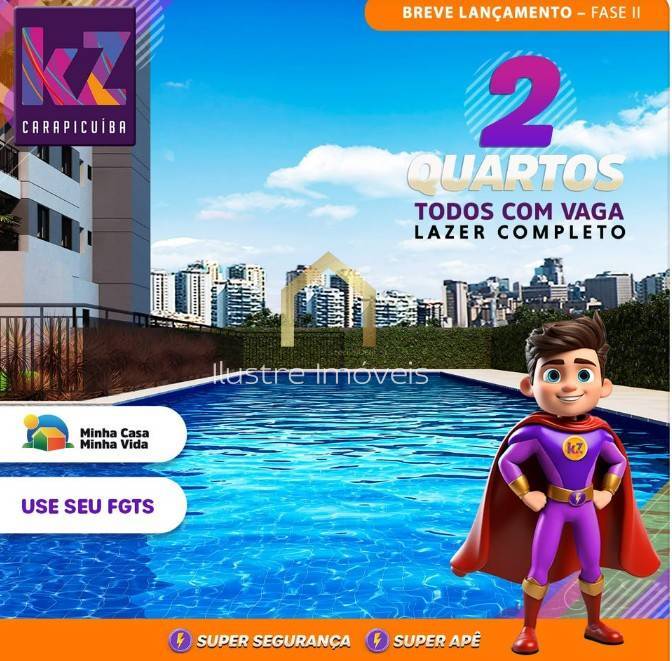 Apartamento à venda com 2 quartos, 40m² - Vila da Oportunidade,Carapicuíba